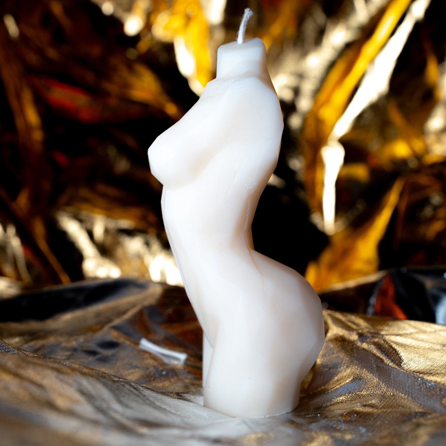 Set Körperform – Zwei-Kerzen-Set handgemacht aus Olivenwachs