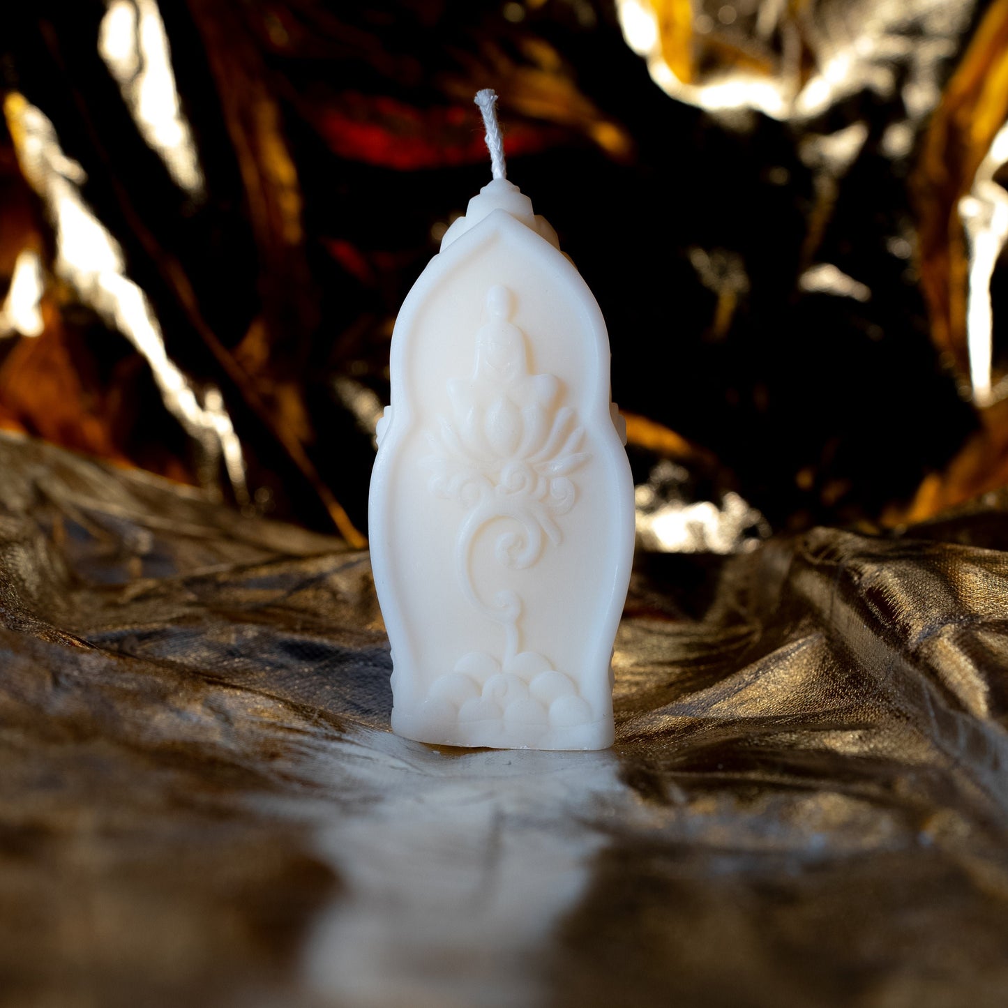 Set Balance – Zwei-Kerzen-Set handgemacht aus Olivenwachs