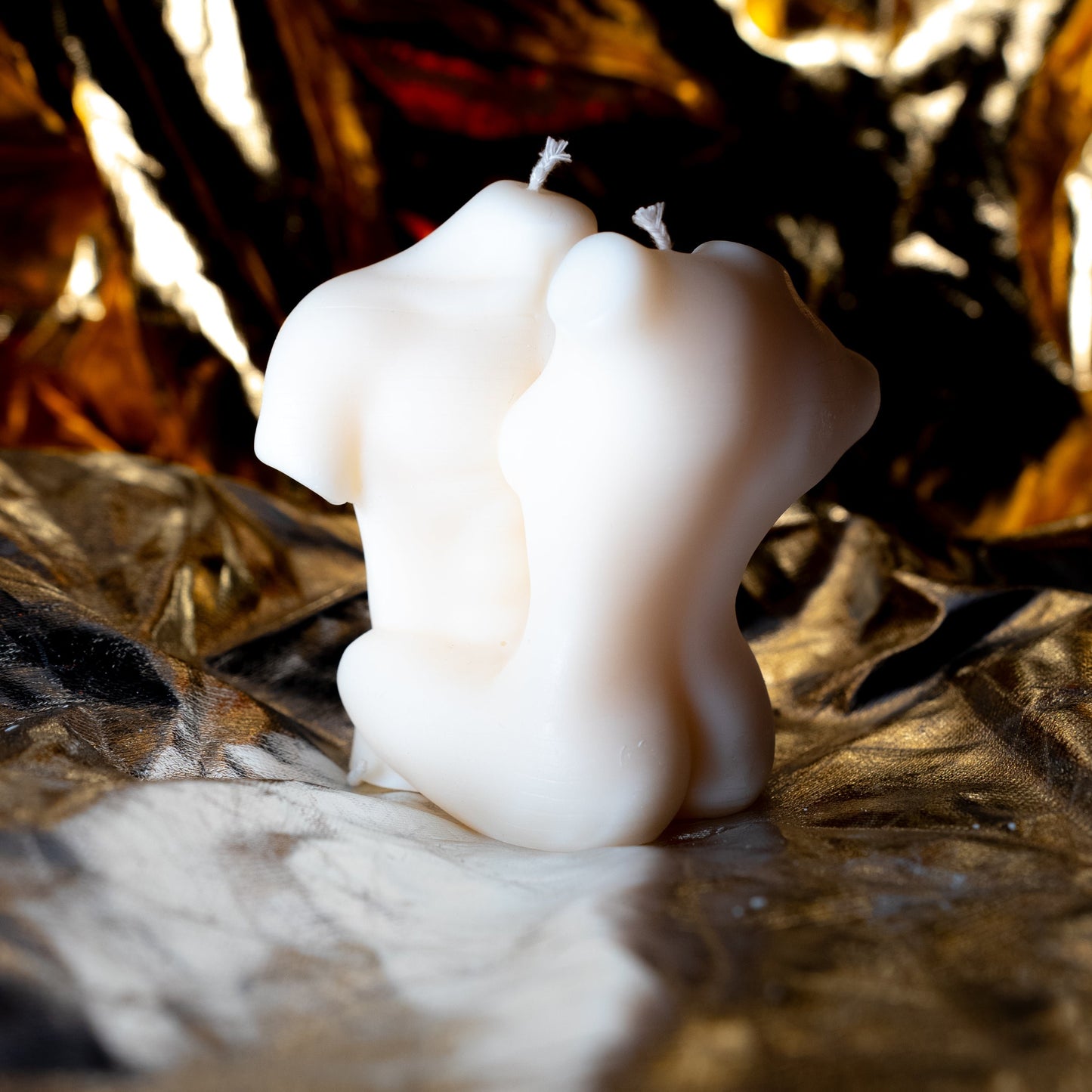Symbiose – Figurenkerze aus nachhaltigem Olivenwachs