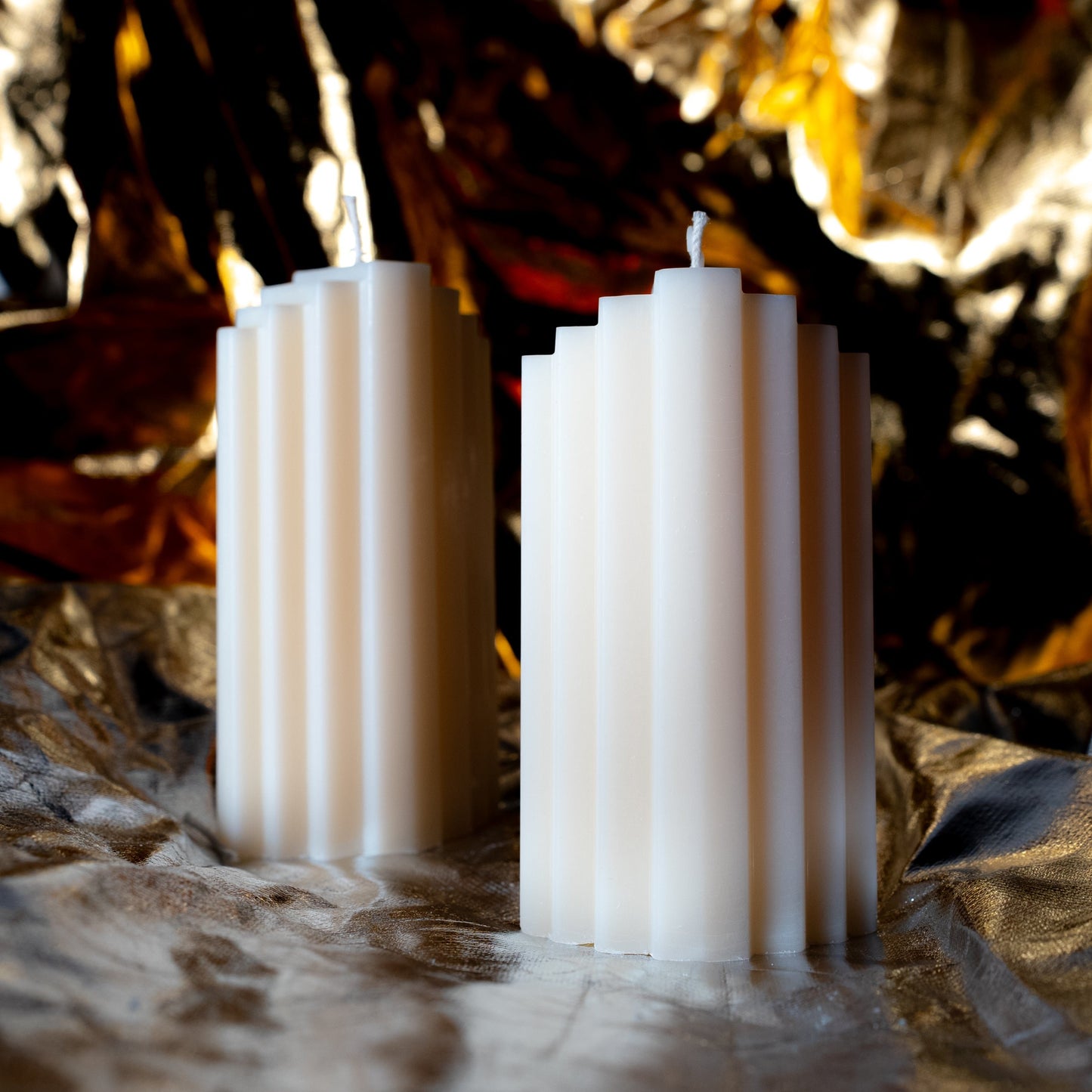 Zenit – zylindrische Kerze aus nachhaltigem Olivenwachs